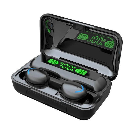 Auriculares deportivos inalámbricos F9 con pantalla LED